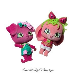 Shopkins wild style figures Melanie hops and petal pups. Free shipping